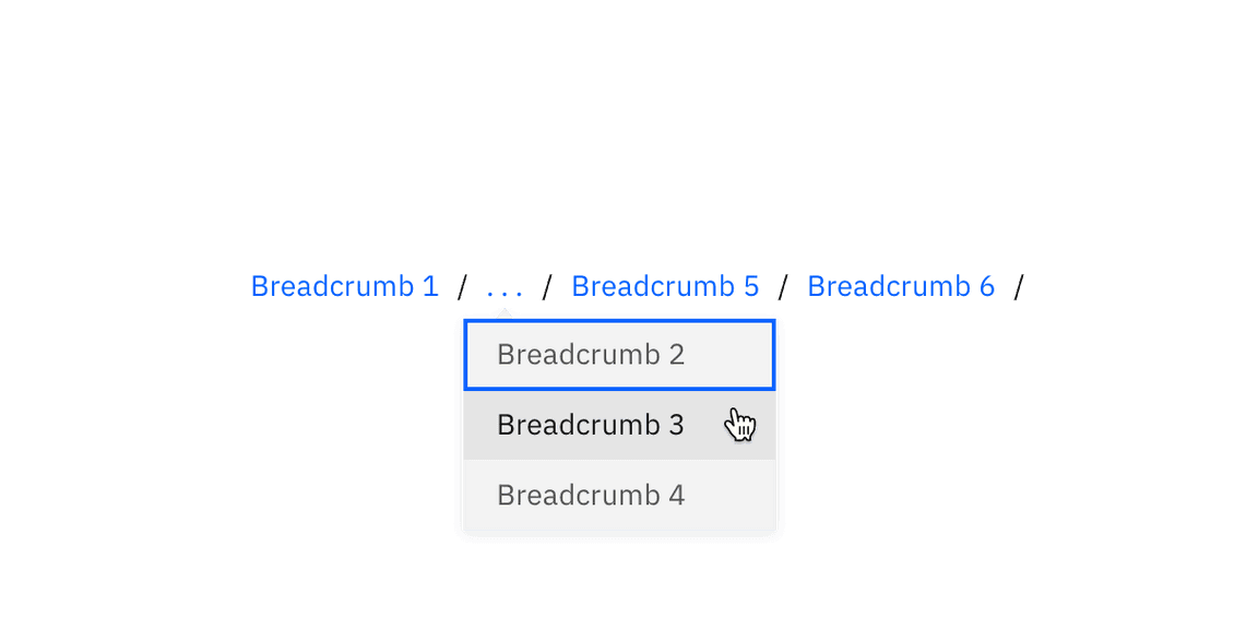 Truncated breadcrumbs Truncated breadcrumbs